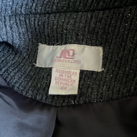 Jennifer Lopez JLO Gray Wool Blend Mid Length Plus Size Coat Size 3X - Picture 12 of 12